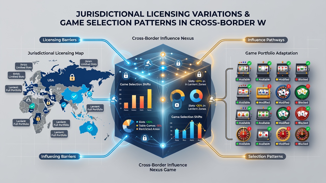 Illustration of player migration trends driven by licensing differences in wagering markets